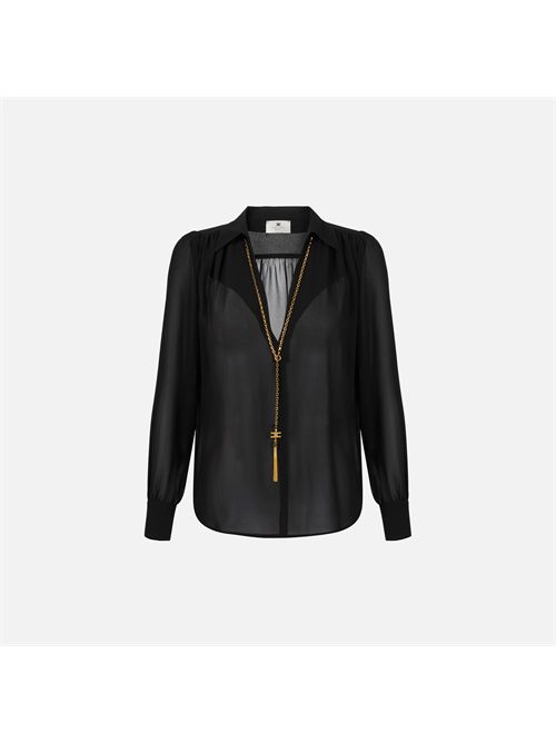 Camicia in georgette con collana ELISABETTA FRANCHI | CA13357E2/110